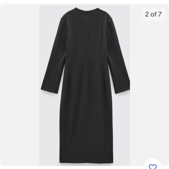 Zara Anthracite Grey Wool Limited Edition Midi - Picture 6 of 10